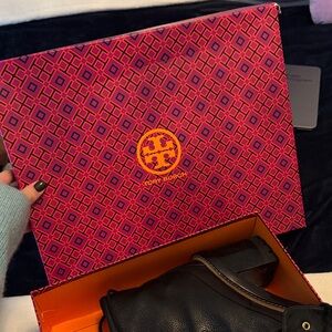 Tory Burch Black Leather Footwear